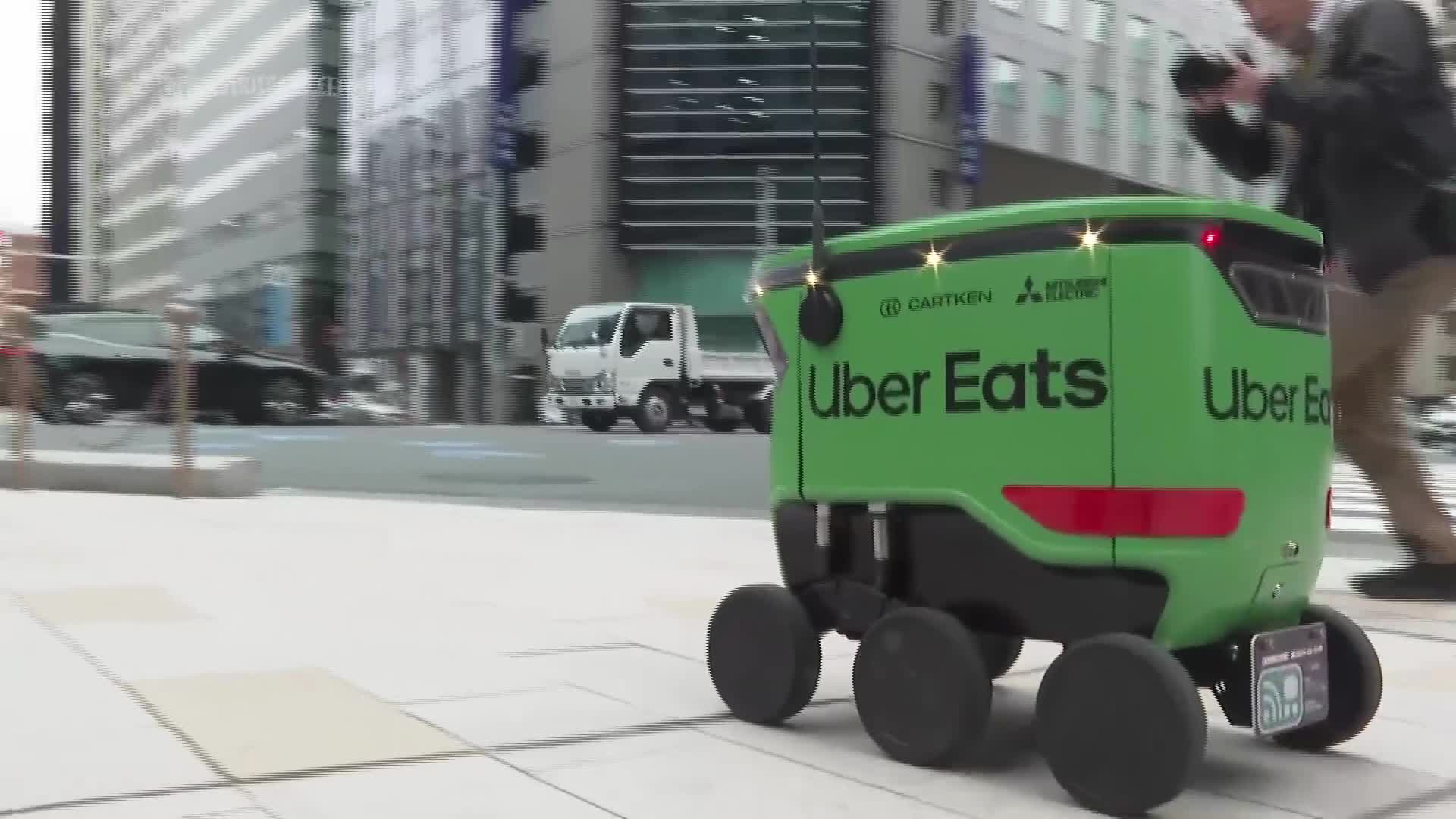 Uber Eats launches robot delivery service in Tokyo The Globe and - Main Image