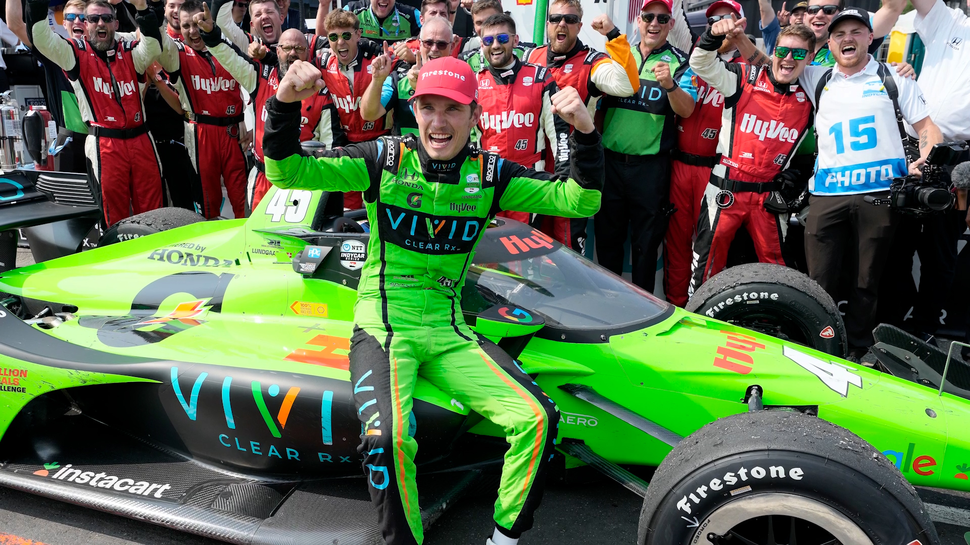 Video Lundgaard wins Honda Indy Toronto for first career IndyCar victory